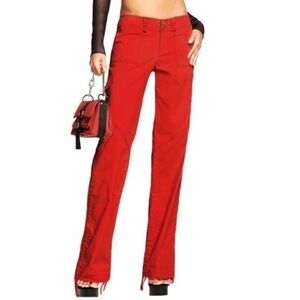 I AM GIA Red Ryder Cargo Pants Sz XS